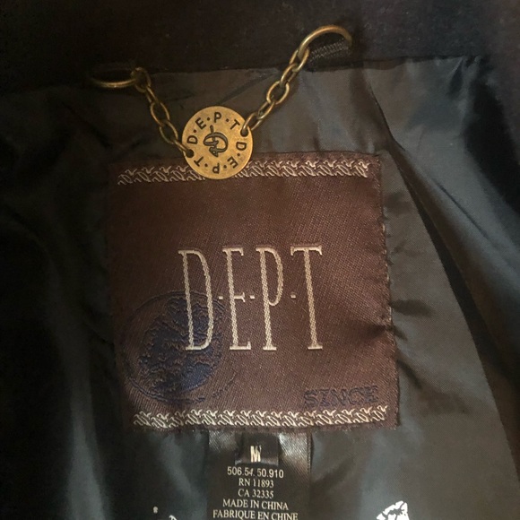 Naval and white wool blazer - Picture 4 of 9